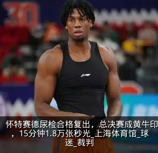 怀特赛德尿检合格复出,总决赛成黄牛印钞机,15分钟1.8万张秒光_上海体育馆_球迷_裁判