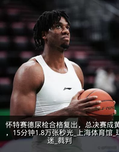 怀特赛德尿检合格复出,总决赛成黄牛印钞机,15分钟1.8万张秒光_上海体育馆_球迷_裁判